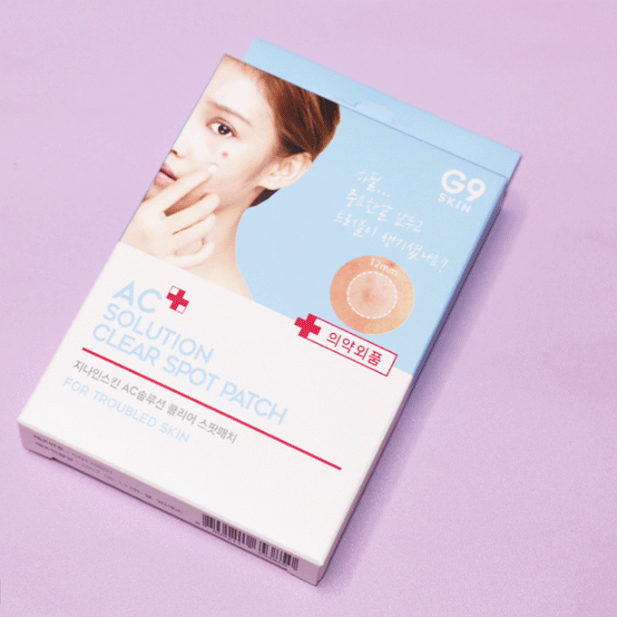 [G9SKIN/G9スキン] AC Solution Clear Spot Patch /ACソリューションクリアスポットパッチ 12ml×60枚入り にきび ニキビ アクネ 肌トラブルケア SkinGarden/スキンガーデン