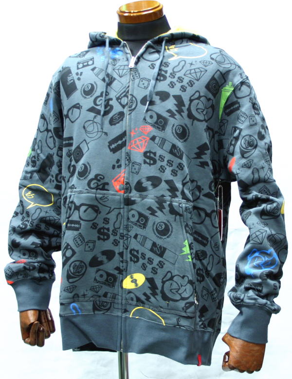 esڥMONOGRAM-ZIP-HOOD/CHARCOALڥաɡȥ졼ʡۡڥȥܡɷϥѥۡڤ㤤ʪޥ饽1217