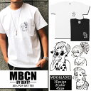 【店内全品ポイント10倍!8/19(日)23:59まで】【80'sテイストの新ブランド】【MBCN】POP ART ワンポイント・アイコンTシャツ【全3型・各2色・4サイズ展開】7オンスのヘビーウェイトTシャツ