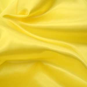 ポリエステルサテン　黄色　約122cm巾×10cm単位切り売り【SBZcou1208】