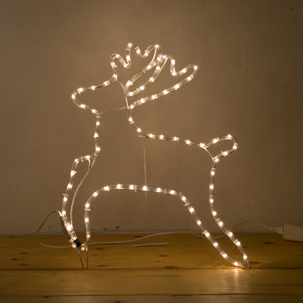 【即納可】LE037　2Dチューブパネルライト（トナカイ置き型）■イルミネーション、クリスマスなどのパーティーのデコレーションライトに！