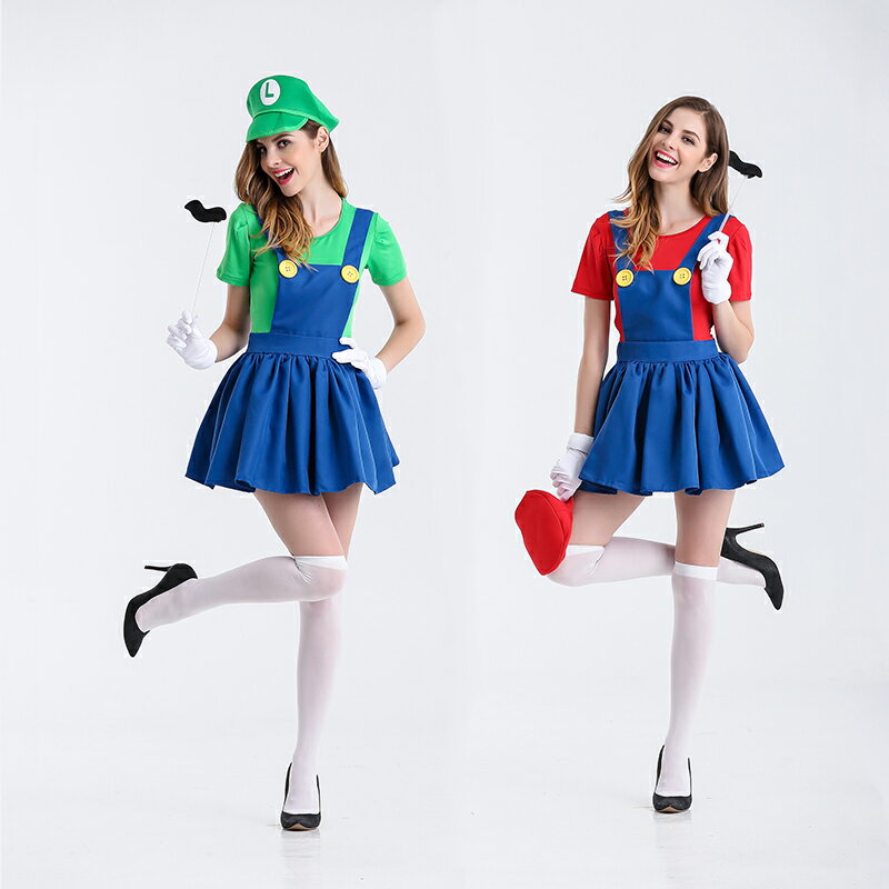 【4】【あす楽_日曜営業】パニエ内蔵スーパーマリオ Super Mario ハロウィン コ…...:tomo-shop:10002115