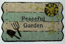 【ココマット￥1980均一】お休みの日は　お庭のお手入れ(^^♪滑り止めつき　コイヤーマット”Peaceful garden”