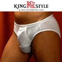 【King Style（キングスタイル）】網ポケット付 壮快パンツ：ブリーフ（上向き）KS-C33