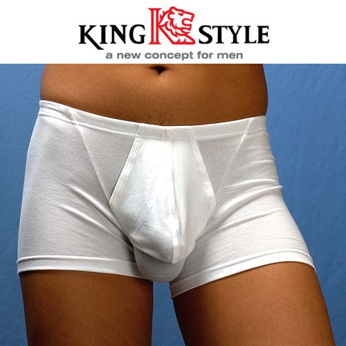 【King Style（キングスタイル）】網ポケット付 壮快パンツ：トランクス（下向き）KS-D48