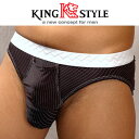 【King Style（キングスタイル）】網ポケット付 壮快パンツ：ブリーフ（上向き）N2-C3302