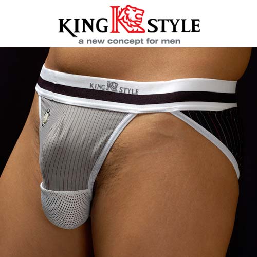 【King Style（キングスタイル）】網ポケット付 壮快パンツ：ブリーフ（上向き）PP-A3105数量限定新商品男性用パンツの一大革命、史上初網ポケット付パンツ