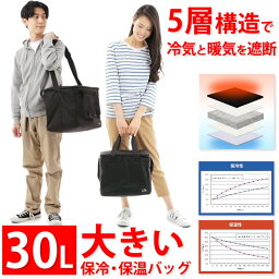 <strong>保冷バッグ</strong> 30L <strong>大容量</strong> 5層構造でしっかり保冷 保温バッグ クーラーバッグ ソフトクーラーボックス キャンプ アウトドア バーベキュー レジャー 花見 行楽 バッグ ショッピング お買い物 お弁当 折りたたみ エコバッグ 人気 ランキング おしゃれ LAD WEATHER ラドウェザー