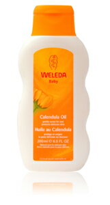 大人気WELEDAの無添加ベビーケア 鉱物油不使用の優しい配合成分 ヴェレダ カレンドラ ベビーオイル　200ml