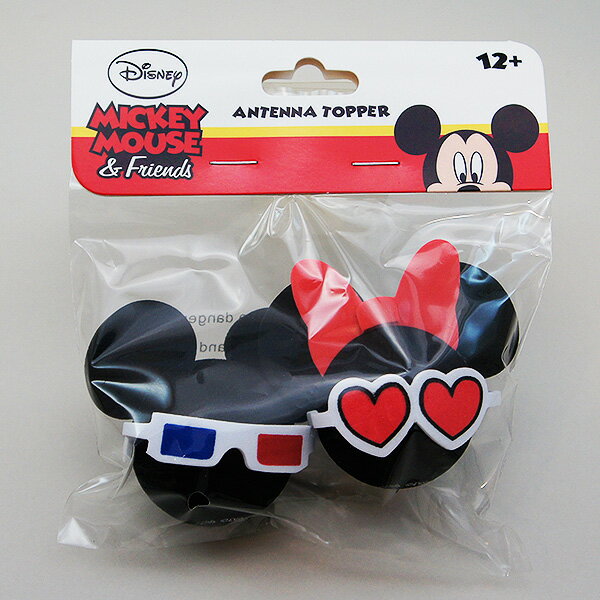 ディズニーアンテナボール【Mickey 3D Glasses and Minnie Hea…...:w5thst:10003685