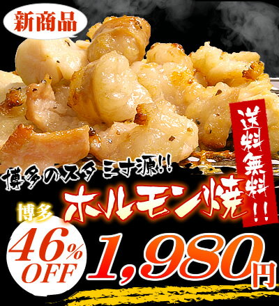 博多ホルモン焼 300g【送料無料】