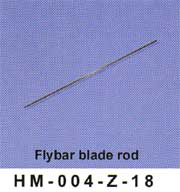 ■ラジコンヘリコプター消耗部品4ch#04(004-Z-18)Flybar blade rod