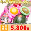 【厳選ギフト】果物詰め合わせ《送料無料》【小玉スイカ入り】大切な方へ心のこもったギフトをお届け!【のし対応】【お中元、誕生日、お祝い、お供え、お見舞いなどに】
