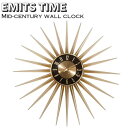 【送料無料】Emits Time エミッツタイム ウォールクロック 壁掛け時計 ミッドセンチュリー 時計 アンティーク レトロ