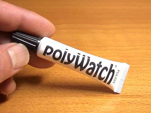 Polywatch ポリウォッチ （風防傷とり）風防用コンパウンド プラスチック磨き　地を傷めないよう細か粒子です。お試しください。　ケアー　修理用品　 全国送料180円のメール便がご利用いただけます。【0304superP10】