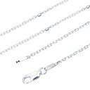 ネックレス チェーンシルバー925 あずきチェーン