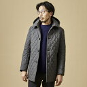 BANSWARAキルティングコート(フード取り外し可能)/メンズメルローズ