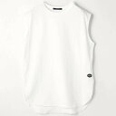 ラウンドヘムノースリーブTシャツ/グランドパーク