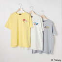 【DISNEY】バックプリント半袖Tシャツ/ラブトキシック