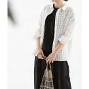 エンブロダイリ—づかいゆるシャツ/ノップドゥノッド