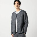 定番裏ファーノーカラーブルゾン/グランドパーク
