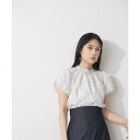 シアーレースギャザーパフスリーブブラウス/ジル バイ ジルスチュアート(JILL by JILL STUART)