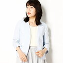 ノーカラーラペルジャケット 結婚式/セレモニー/二次会/謝恩会/同窓会/お呼ばれ/オフィス/デイリー/クレデゾーン(CLE des ZONES)