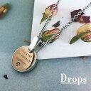 【ネックレス】レールラウンドチタンネックレス/ドロップス(Drops)