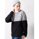 WEGO/バイカラーモヘヤニット/ウィゴー(メンズ)(WEGO)