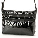 【日本限定】QUINN BAG/ブラックパテントシル/レスポートサック(LeSportsac)