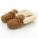 【otona MUSE コラボアイテム】 シープスキンファー スリッパモカシン RENA/ミネトンカ(MINNETONKA)