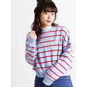 WEGO/マルチボーダースウェット/ウィゴー(レディース)(WEGO)