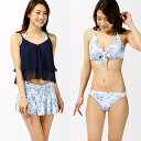 【2018新作水着】レディース水着(フラワーシャワー)/レッセパッセ水着(LAISSE PASSE)