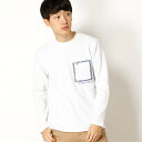 フラワー×ストライプポケット付ロンT/ア...