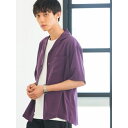 WEGO/フィブリルオープンカラーシャツ/ウィゴー(メンズ)(WEGO)