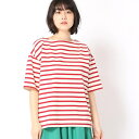 デラヴェボーダー柄半袖Tシャツ/グランドパーク(GRAND PARK)
