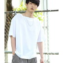 スクエアネック5分袖Tシャツ/ジュンレッド(JUNRed)