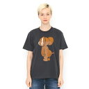 【ユニセックス】コラボレーションTシャツ/トムとジェリー(バックオブジェリー)/グラニフ(graniph)