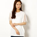 スカラップレース スリーブTシャツ/ティティレイト ヴァレット(Titilate Valet)