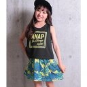 リーフ柄ワンピースセットアップ/アナップキッズ&ガール(ANAP KIDS&GIRL)