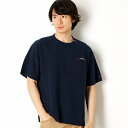 トリコロールテープ使い鹿の子ビッグTシャ...