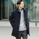 SC: スーパー140’S メルトン シングル ロング Pコート/シップス(メンズ)(SH