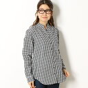 スキッパーカラーギンガムチェックシャツ/エーグル(AIGLE)