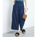 【SALE】【くびれメイク】ワイドパンツ