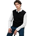ラコステ ラムウールVネックニットベスト/ラコステ(LACOSTE)