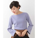 【洗える】袖スカラップニット/オフオン(OFUON)