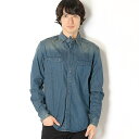長袖 モムフォード リバー デニム シャツ スリム/ティンバーランド(メンズ)(Timberland)