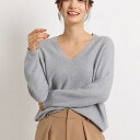 Vネックニット/デッサン(レディス)(Dessin Ladies)