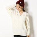 Vネックローゲージニットセーター/ラコステ(LACOSTE)