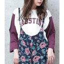 袖配色ロンTシャツ/ファクターイコール(Factor=)